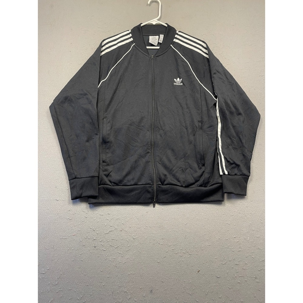 Adidas SST Track Jacket Primeblue Black White XL Mens XL/TG